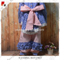 Pink and blue fantasy embroidery suit